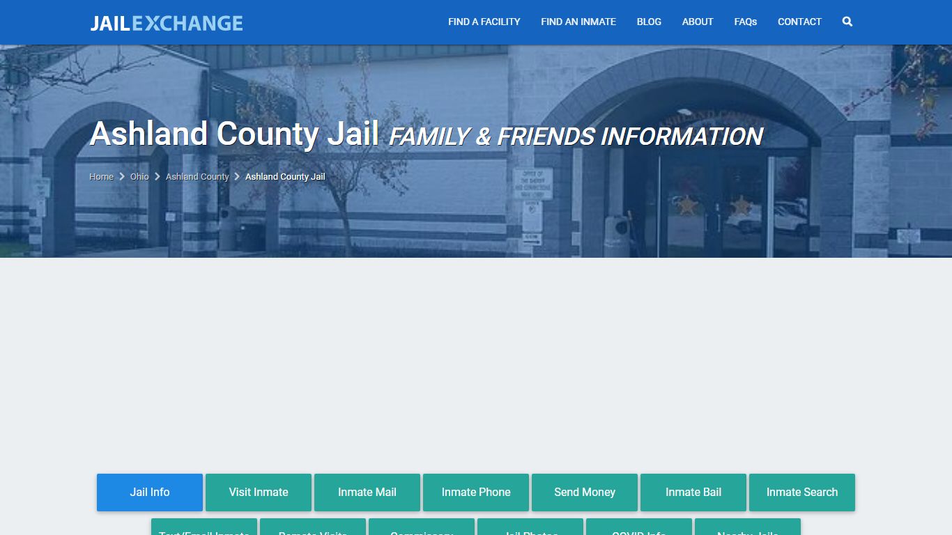 Ashland County Jail OH | Booking, Visiting, Calls, Phone