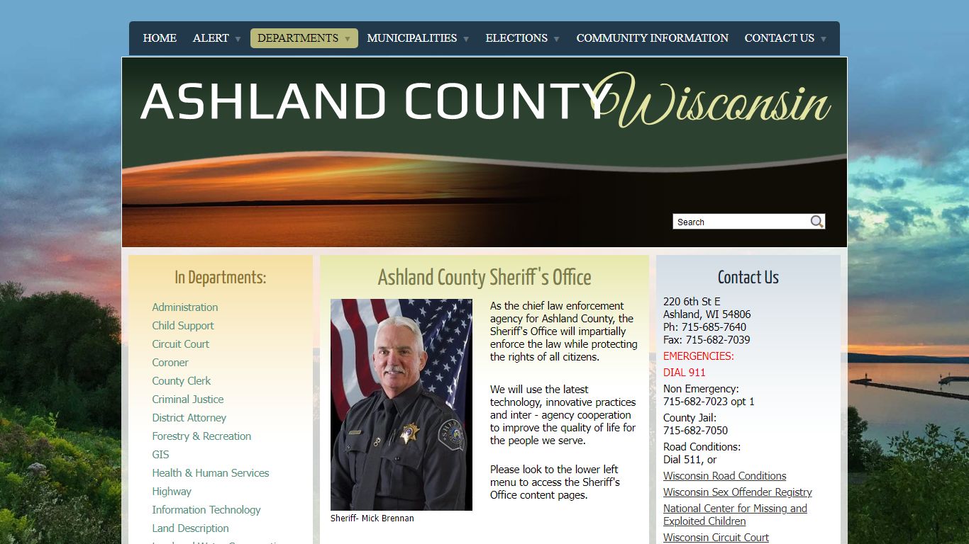 Sheriff - Ashland County, WI